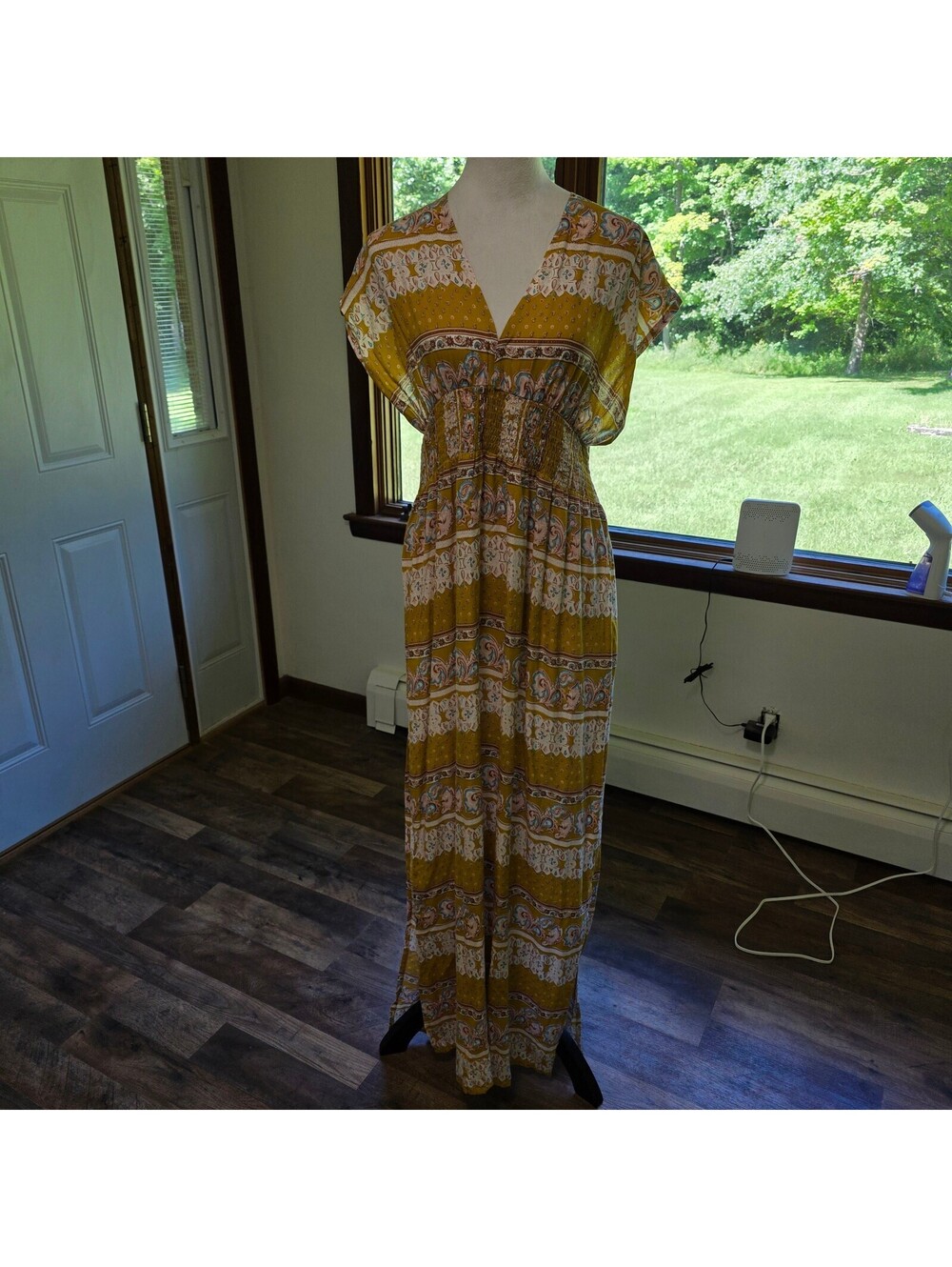 Natural Life Rowan Side Slit Maxi Dress,